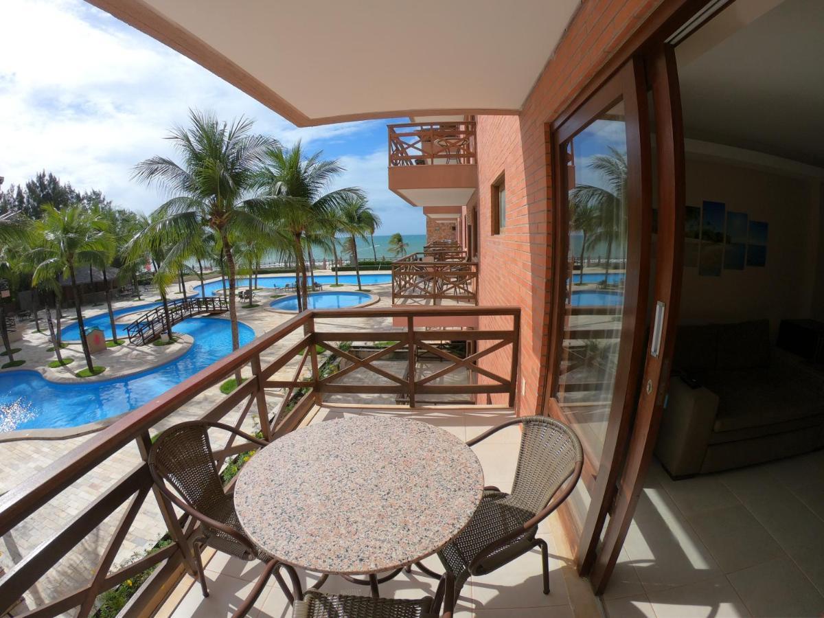 [Kariri 215] 46m², pé na areia, varanda vista mar! Cumbuco Exterior foto