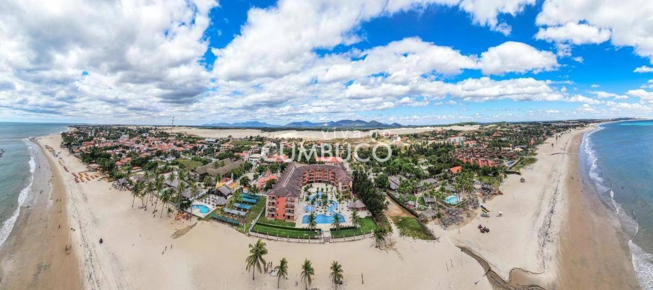 [Kariri 215] 46m², pé na areia, varanda vista mar! Cumbuco Exterior foto