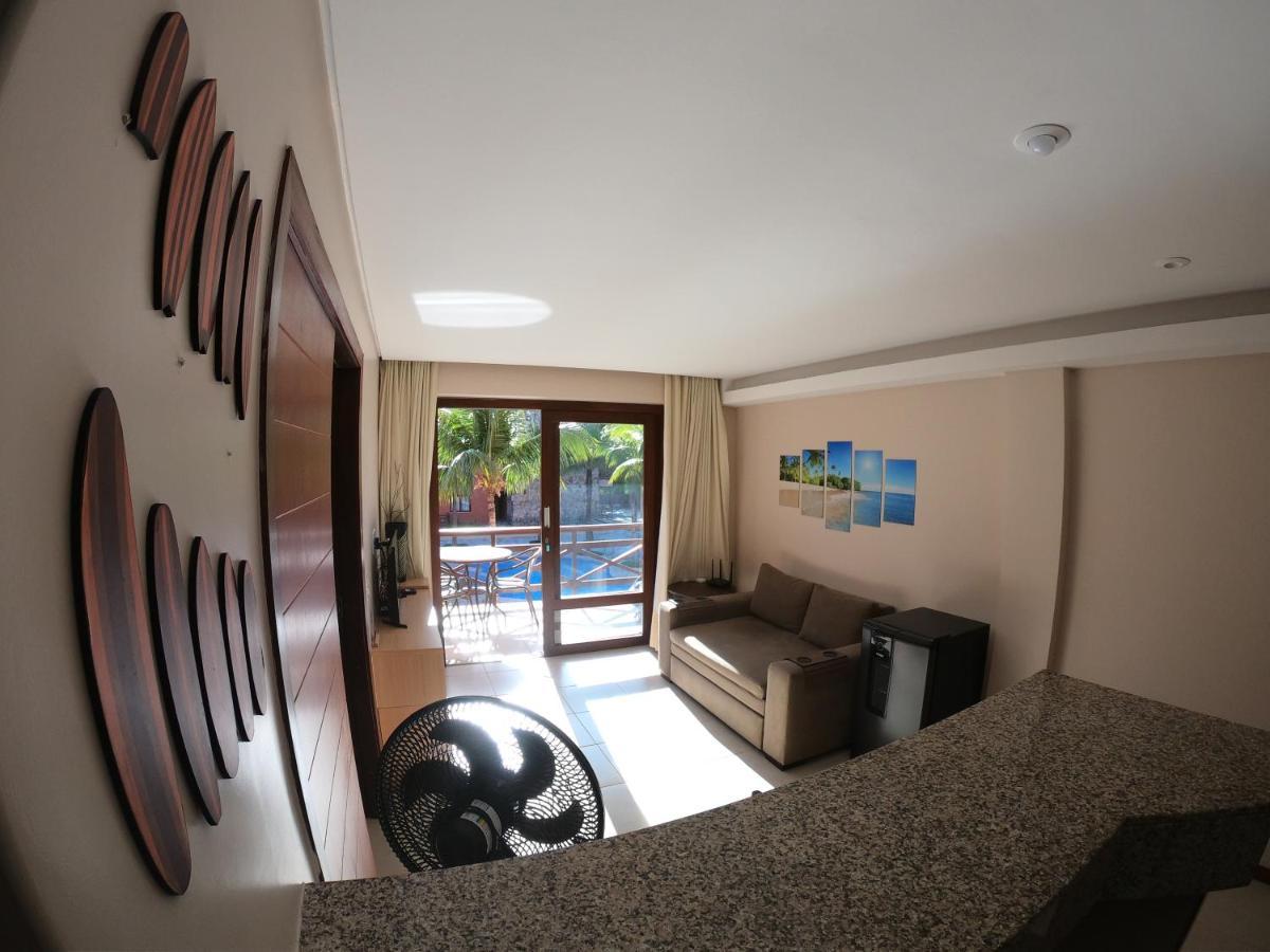 [Kariri 215] 46m², pé na areia, varanda vista mar! Cumbuco Exterior foto