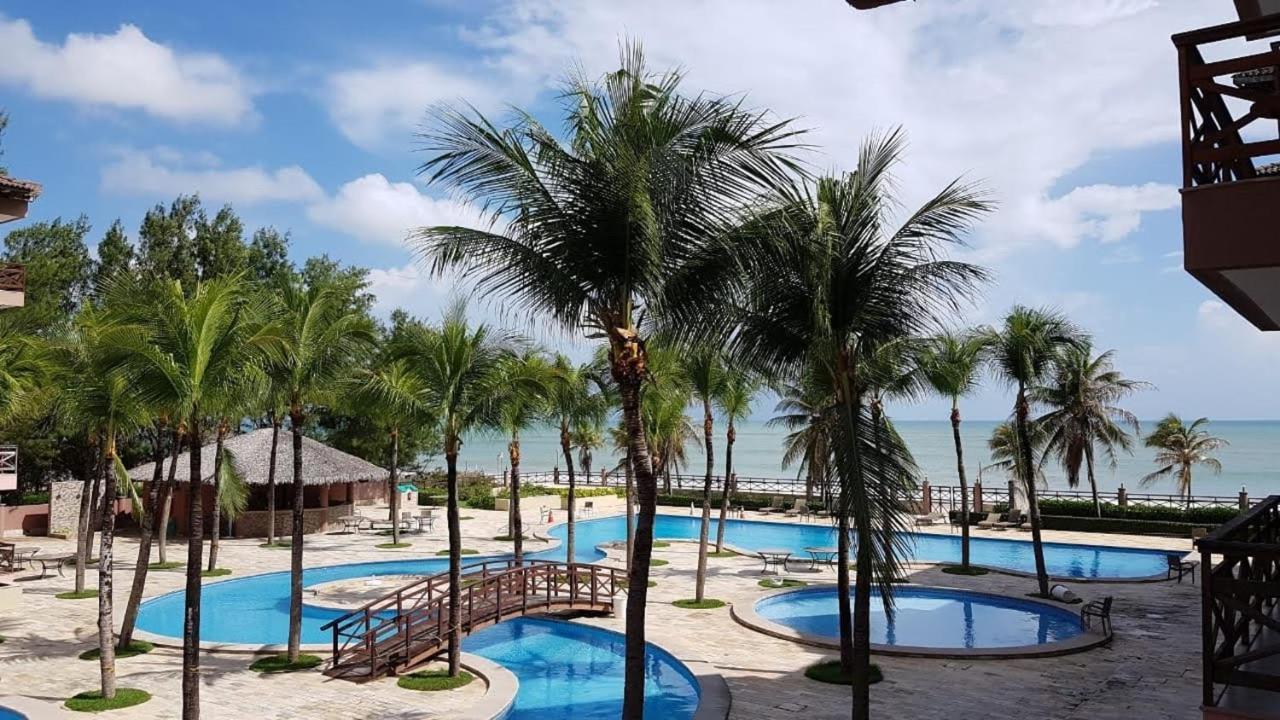 [Kariri 215] 46m², pé na areia, varanda vista mar! Cumbuco Exterior foto